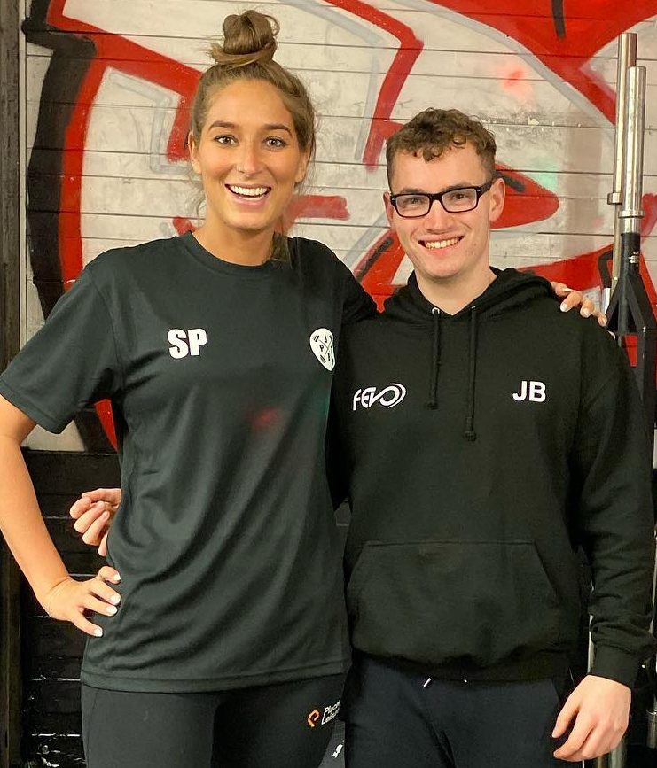 Basingstoke PT smiling for a photo with a happy weight loss client