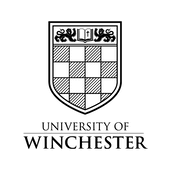 University of Winchester badge, strength and conditioning degree